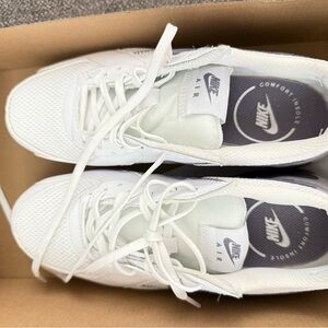 Nike Air Max White and Lavender Sneakers